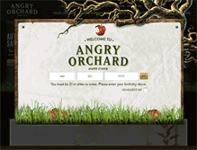 Tablet Screenshot of angryorchard.com